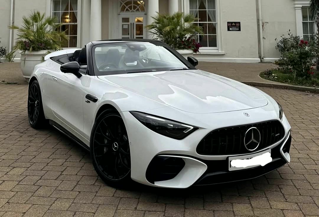 Mercedes-AMG SL55, white